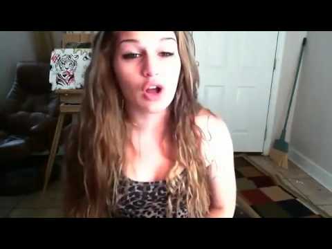White girl does it again ; Spit like Busta Rhymes Contest !.mp4
