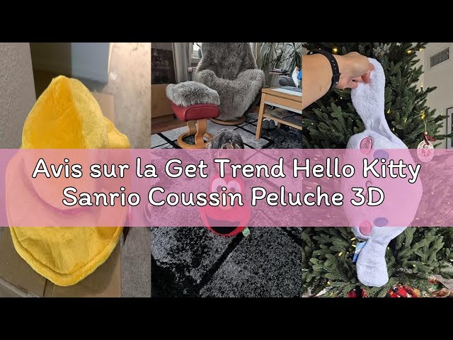 Vídeo relacionado con Get Trend Hello Kitty Cojin Decorativo 3D, Cojines Abrazar Sofá Cama, Peluche Kawaii Almohada para Niños Adolescentes Mujeres, Regalos Anime (Blanco Hello Kitty, L37 x W32)
