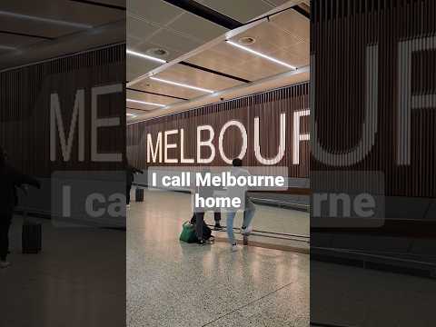 Chegada internacional no aeroporto de Melbourne 😊 #travel #melbourne