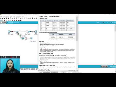 [CCNA 3]PT 3.3.1.5 Packet Tracer - Configuring PVST(ver.KOR)