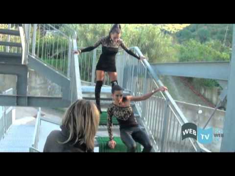 Backstage del servizio fotografico ad Alina e Diana