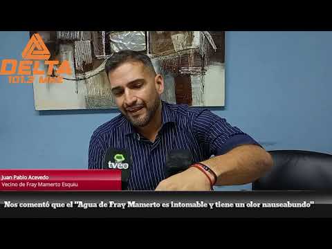 Juan Pablo Acevedo - Vecino de Fray Mamerto Esquiu denuncia problemas de agua potable