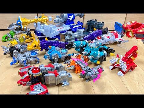 【PowerRangers Cosmic Fury All megazord】キュウレンジャーの全部DXロボで遊んでみた