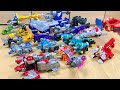 PowerRangers Cosmic Fury All Megazord キュウレンジャーの全部DXロボで遊んでみた
