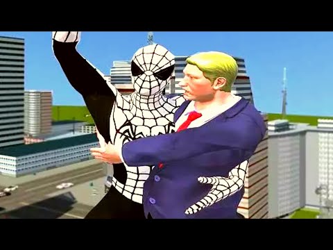 Flying Spider Boy Crime City Rescue US PRESIDENT - Superhero Future Battle Mission Android Gameplay