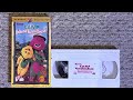 Opening To Barney Camp Wanna Run Around 1997 Vhs