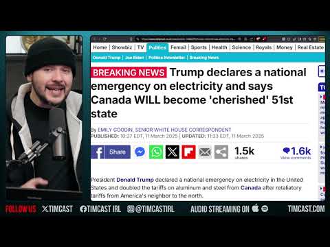  Trump Declares NATIONAL EMERGENCY As Canadian Premiere THREATENS Americans With SHUTTERING Power 