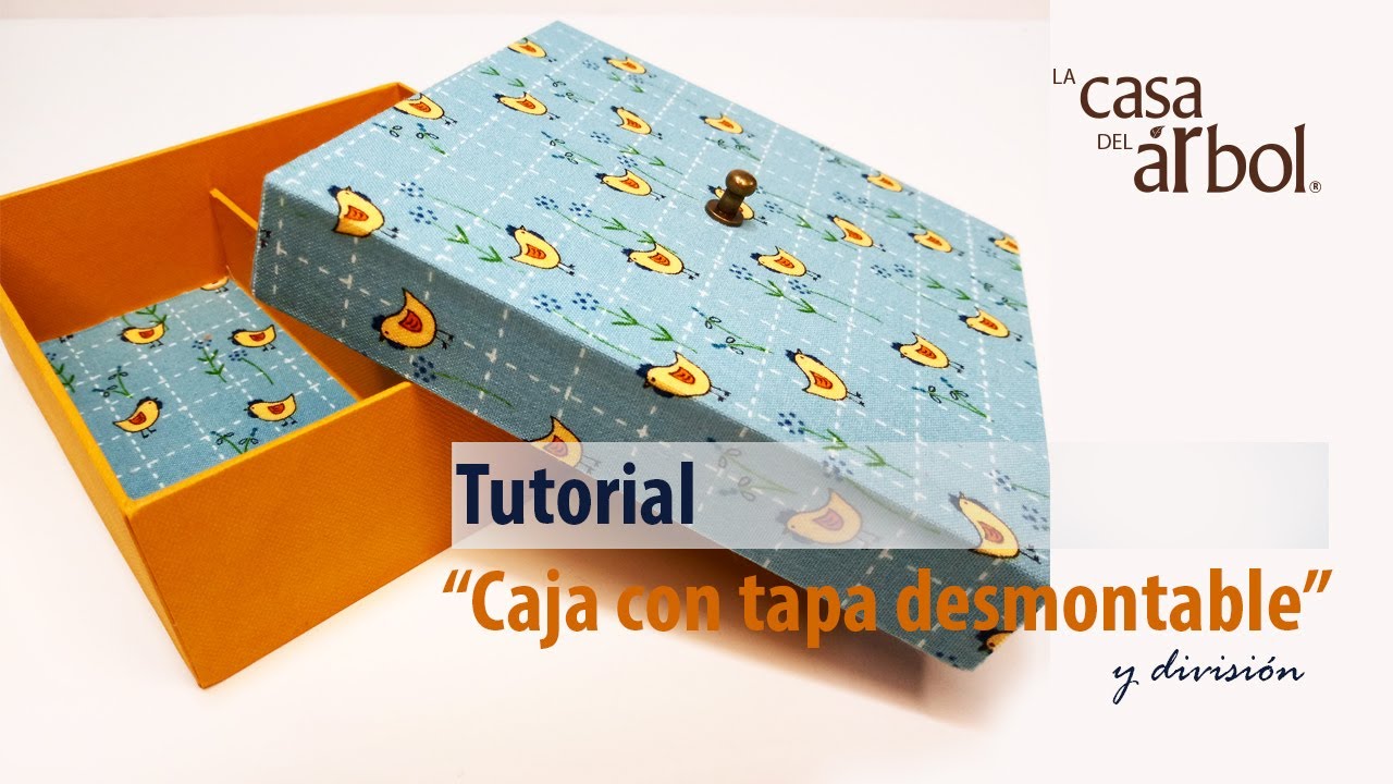 Tutorial de cartotecnia (caja con tapa desmontable y división)