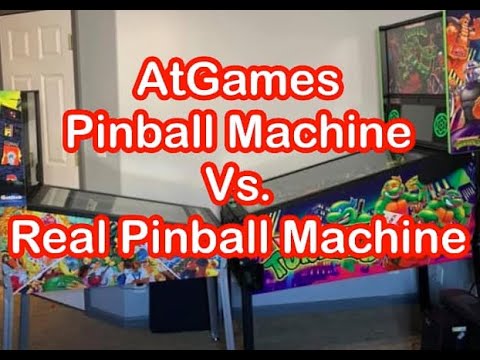 AtGames Pinball Machine Vs. Real Pinball Machine Specs