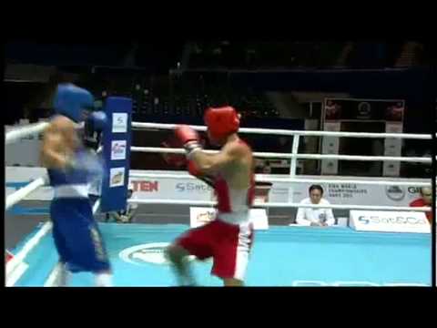 Light (60kg) QF - Gaibnazarov Fazliddin (UZB) VS Conceicao Robson (BRA) -2011 AIBA World Champs