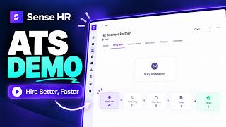 Applicant Tracking System (ATS) Demo: Vacancies, Pipelines & Onboarding | Sense 