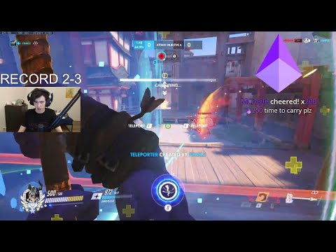 SUPER REINHARDT GAMEPLAY OVERWATCH SEASON 30 TOP 500