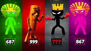 Download lagu 999 LEVEL STICKMAN PARTY 😱 | Random Player Tournament (INSANE MODE) mp3