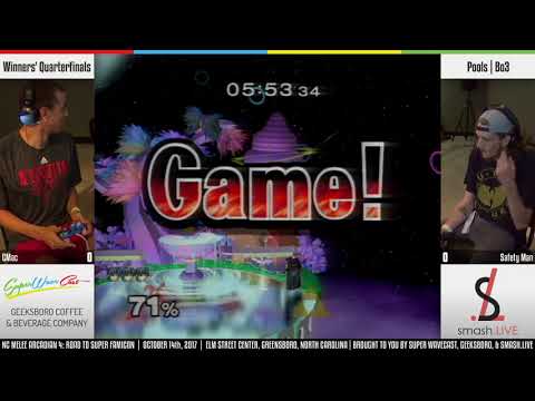 NC Melee Arcadian 4 Pools - CMac (Marth) vs. Safety Man (Sheik)