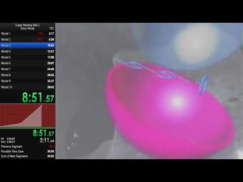 Super Monkey Ball 2: Story Mode All Levels Speedrun in 38:34