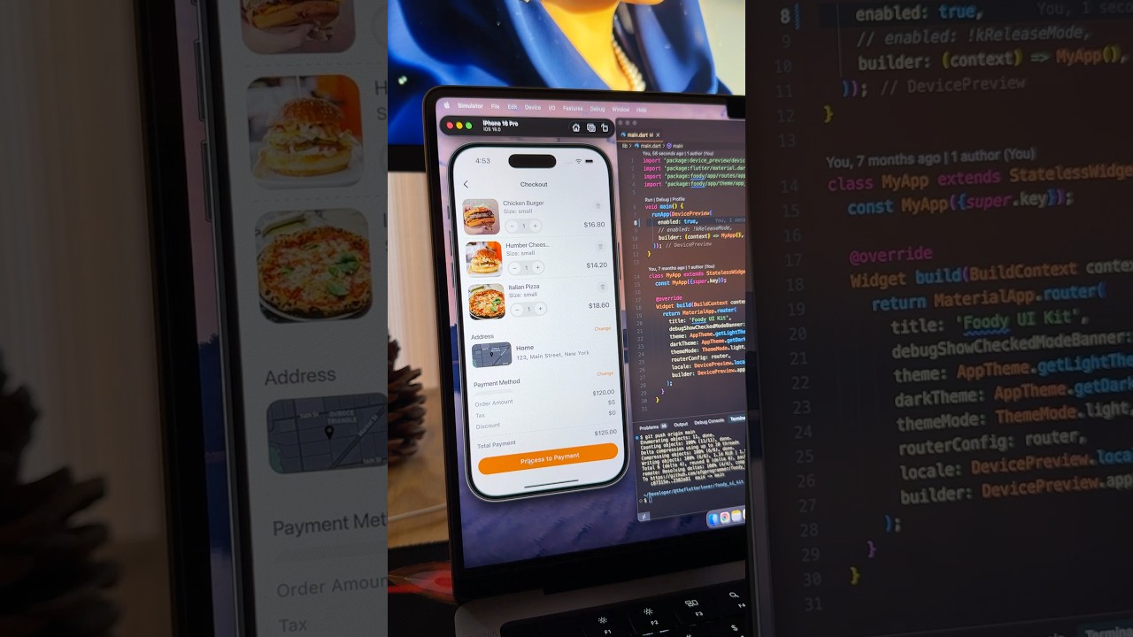 🍔Food Delivery App UI Kit Flutter