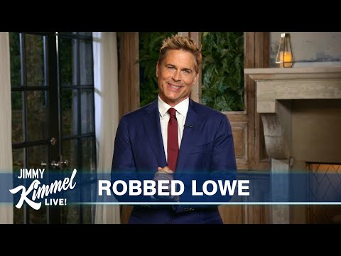 Rob Lowe’s Guest Host Monologue on Jimmy Kimmel Live
