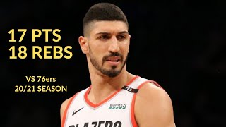 [高光] Enes Kanter 17p 18r vs PHI