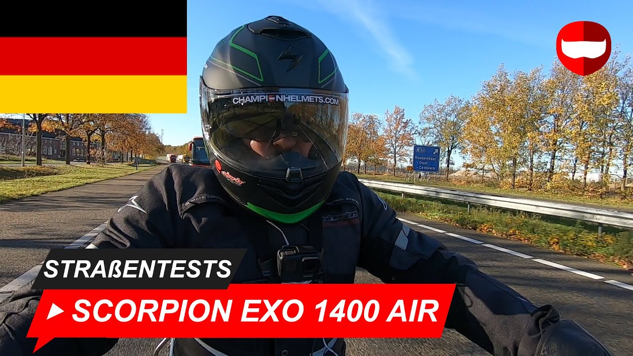 Scorpion EXO 1400 Air - Straßentest - Champion Helmets