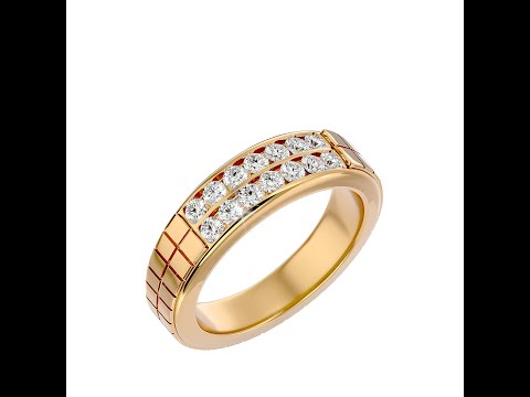 Verigheta Barbateasca Structured Aur 18k Natural Diamonds - New York