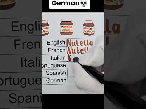 Nutella in different countries #shorts #memes