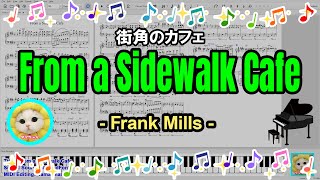 Download lagu From a Sidewalk Cafe - 街角のカフェ / Frank Mills / Sheet Music mp3