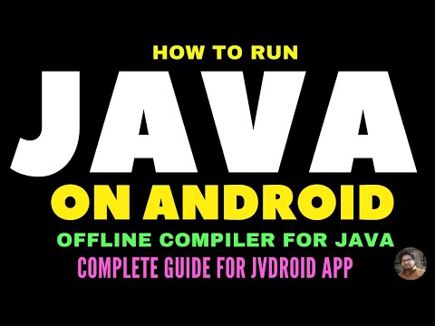 How To Run Java Code On Android Jvdroid Ide For Java Offline Java Compiler For Android