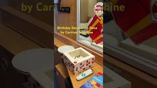 Birthday Decoration Done by Carnival Sunshine  #happybirthday #carnivalcruise #carnivalsunshine