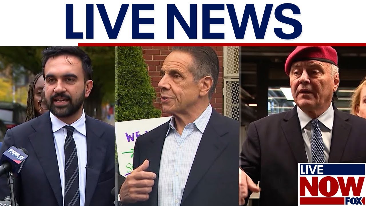 LIVE NEWS: NYC mayor race, VA & NJ gov race, SNAP ruling, government shutdown & more top stories