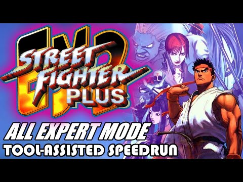 [TAS] Street Fighter EX2 Plus - TRIAL MODE: All Expert Mode / Production 2025