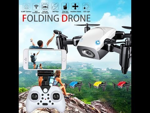 ZIGO TECH Foldable RC Drone Pocket Drone Micro Drone with HD camera  and Altitude Hold