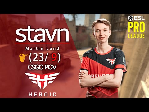 CSGO Pov - Heroic stavn (23-09) vs Gambit (de_mirage) - ESL Pro League