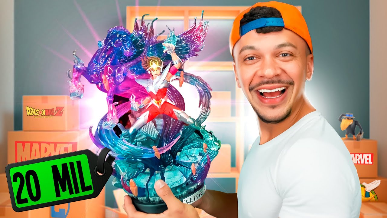 TORREI MEU DINHEIRO EM ACTION FIGURES DA MINHA INFÂNCIA! 💸😱 (estúdio ficou top)