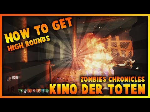 BEST STRATEGY TO GET HIGH ROUNDS ON KINO DER TOTEN - ZOMBIES CHRONICLES