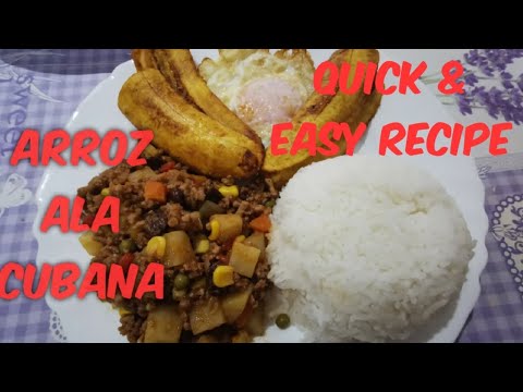 Arroz Ala Cubana Recipe (Pinoy Style)