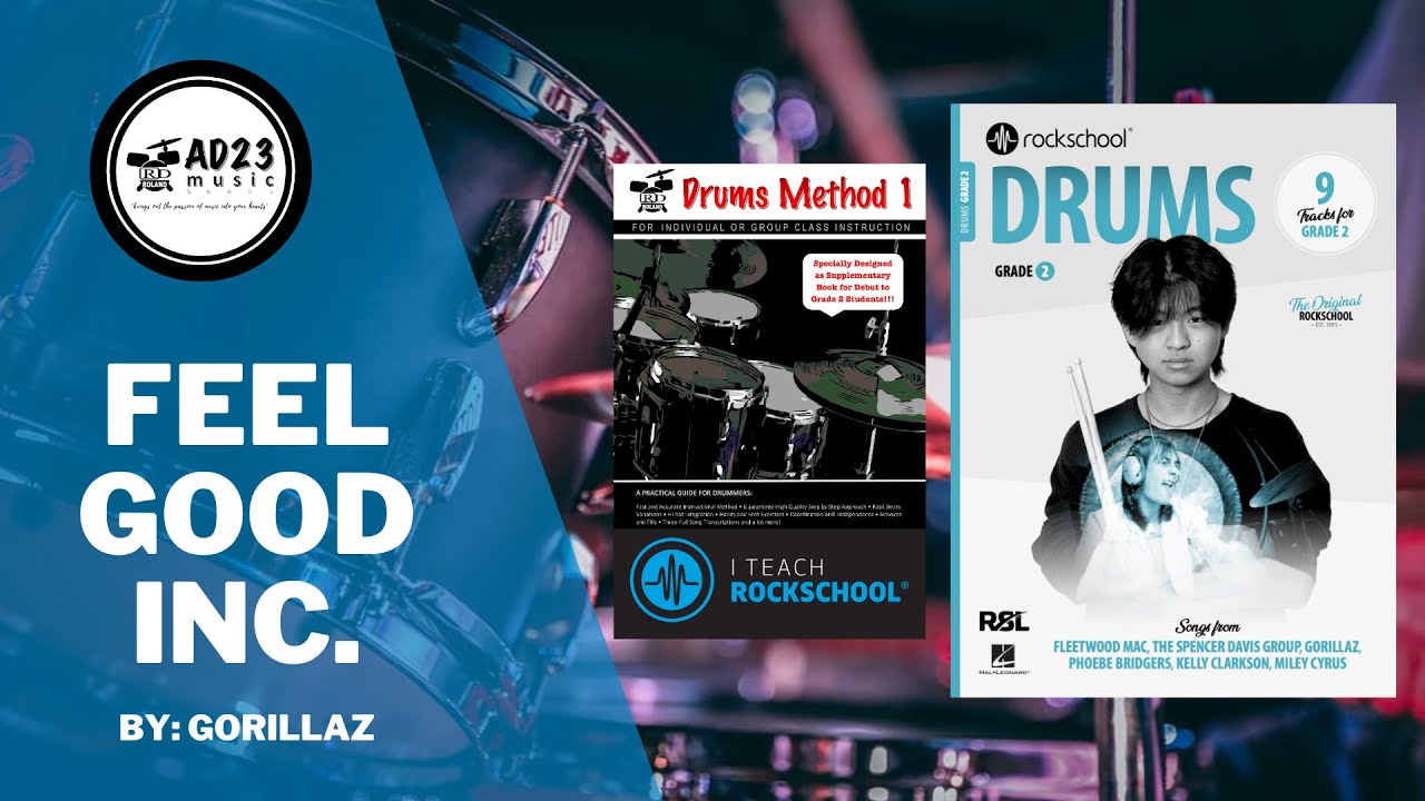 Feel Good Inc. | Rockschool Drums Grade 2 2024