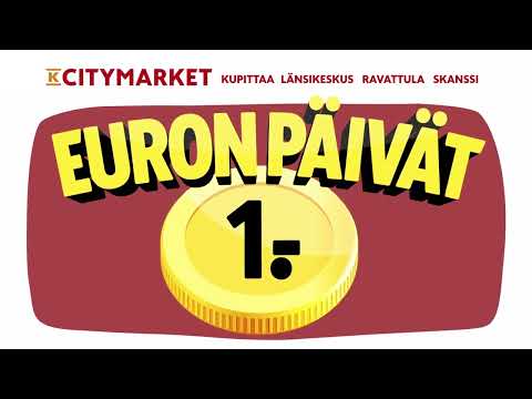 K-Citymarket Turun rinki - vko2 Euron päivät (TV 15sec, MTV3)