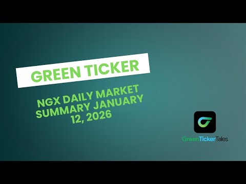 Greenticker NGX Daily Market Summary January 12, 2026
