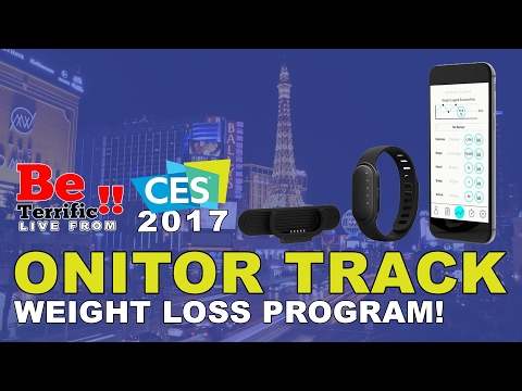 Cloudtag ONITOR TRACK Weight Loss Program at CES 2017 on BeTerrific!!