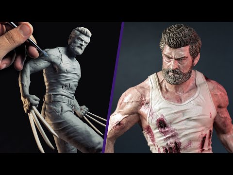 Sculpting Wolverine [ LOGAN ] Timelapse