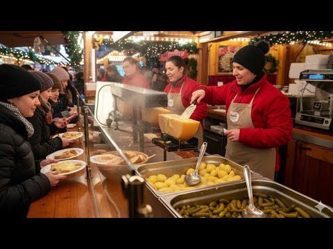 Luxembourg Best Street Food at Christmas Market