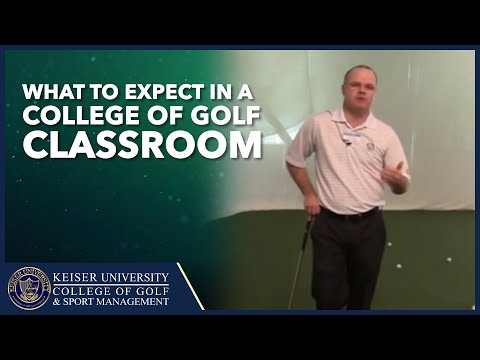 What to Expect in a College of Golf Classroom