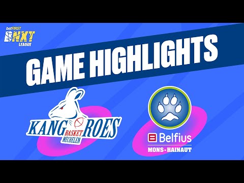 Kangoeroes Basket Mechelen vs. Belfius Mons-Hainaut - Game Highlights