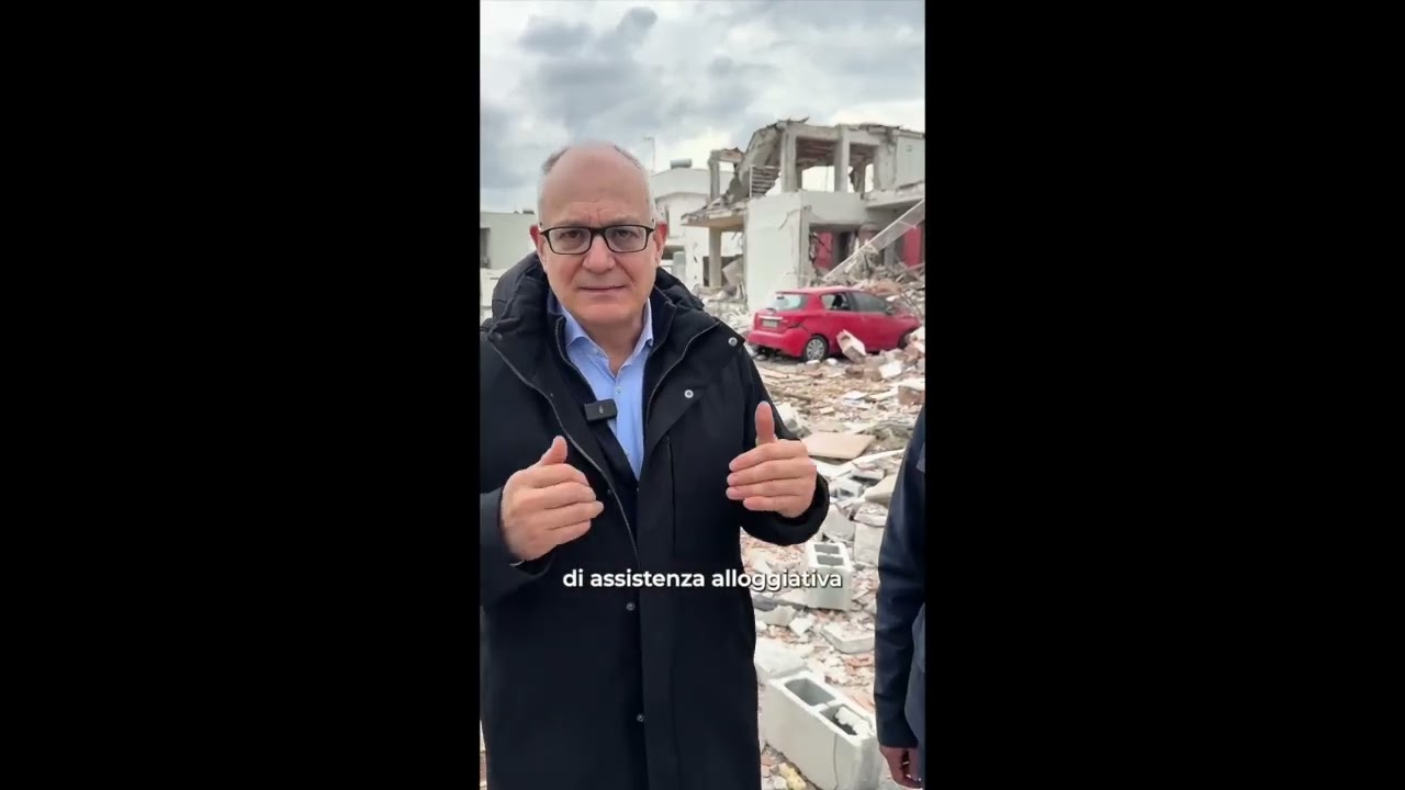CROLLA UNA PALAZZINA A ROMA, GUALTIERI: "IN CORSO ATTIVITÀ DI MESSA IN SICUREZZA DELL'AREA"