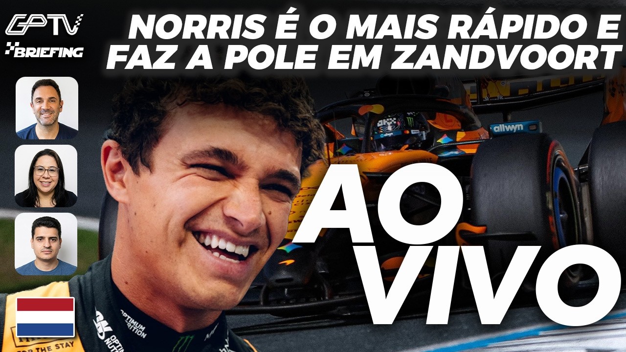 F1 2026: NORRIS DESBANCA RUSSELL E É POLE EM ZANDVOORT [narração + Briefing]