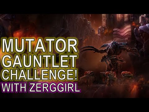 Mutation Gauntlet Challenge with ZergGirl! | Starcraft II Co-Op