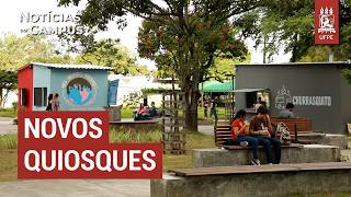 Mais estrutura e conforto: comerciantes ganham novos quiosques na UFPE | Notícias do Campus #174