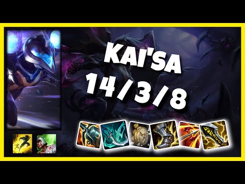 Kai'Sa vs Varus OCE Challenger BOT (14/3/8) - v11.5