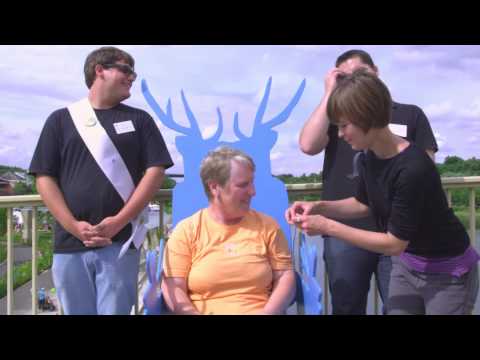 Der Hirschthron auf dem Fest der Großregion 2010 in Schengen 1