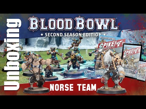 Unboxing BloodBowl Norse Team and other goodies!